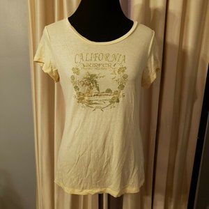 FUDA YELLOW KNIT TOP Large